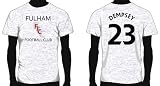 Fulham: Clint Dempsey Hero Basic Logo Soccer Tee, Adult Medium - Ash Grey