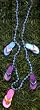 Beach Sandal Mardi Gras Costume Beads