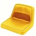 Yellow 12 3/4in. High Back Seat Combines Comfort and Durability