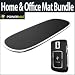 Powermat PMM-HO100 Home & Office Mat (Black) Bundle With Powermat Receiver Li-Ion Battery Door for Blackberry Bold Black