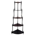Cherry 5-Tier Corner Stand