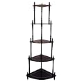 Cherry 5-Tier Corner Stand