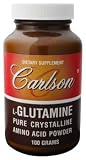 Carlson Laboratories - L-Glutamine Pure Crystalline, 3000 mg, 100 g powder