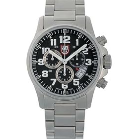 Luminox 1842 Luminox Field Chrono 47mm 1842 Black Dial Stainless Steel Bracelet Mens Watch