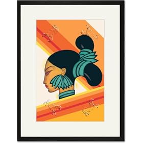 41MYAiLctlL. SL500 AA280  Black Framed/Matted Print 17x23, Asia Magazine: Hill Woman of Assam