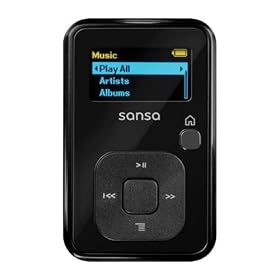 SanDisk Sansa Clip+ 8 GB MP3 Player (Black) by SanDisk