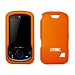 EMPIRE Orange Rubberized Snap-On Cover Case for ZTE Salute F350