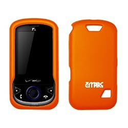 EMPIRE Orange Rubberized Snap-On Cover Case for ZTE Salute F350