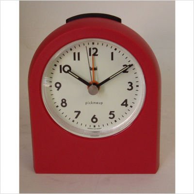 Pick-Me-Up Alarm Clock in Landmark Red