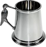 from County Engraving Personalised 1/4 PT Stork Tankard Christening Gift Engraved Free