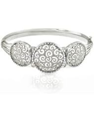 925 Sterling Silver Filigree Bangle