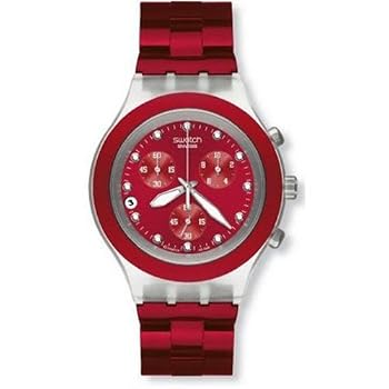Set A Shopping Price Drop Alert For Swatch Irony Diaphane Chrono Full Blooded Sunset Watch  	 SVCK4044AG