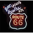 Get Your Kicks On Route 66 Neon Sign