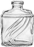 Fluted Oval, Decorated, Clear, Glass, Bottle, , 5 , ,Tiny, Bottles, with , , 5 , , Corks