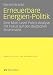 Erneuerbare Energien-Politik: Eine Multi-Level Policy-Analyse mit Fokus auf den deutschen Strommarkt (Energiepolitik und Klimaschutz)