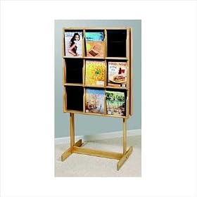 Safco Model Oak Magazine Stand (5713)