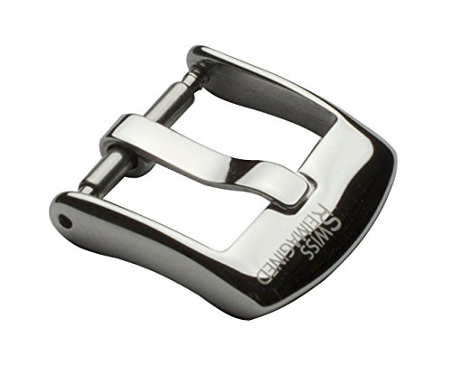 Polished Stainless Steel Watch Band Buckle - Classic Edition