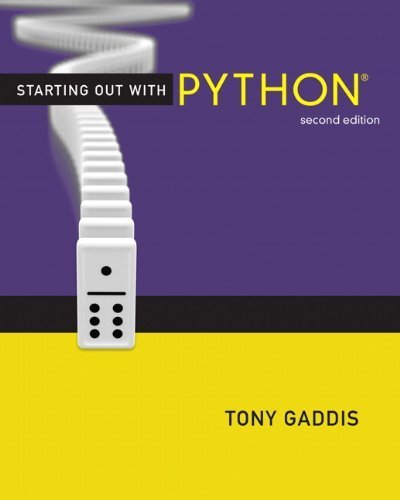 Starting Out with Python (2nd Edition) (Gaddis Series) by Tony Gaddis (2011-03-18)