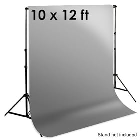 10 x 12 ft. Photo Studio Muslin Backdrop Background Gray Photography Backdrop, LimoStudio