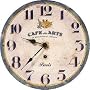 Timeworks 14" Tall Clock, Wine Bottle