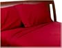 Wamsutta 300-Thread-Count Egyptian Sateen Extra Deep King Sheet Set, Scarlet