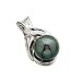 Platinum with Eye Catching Black Pearl Pendant