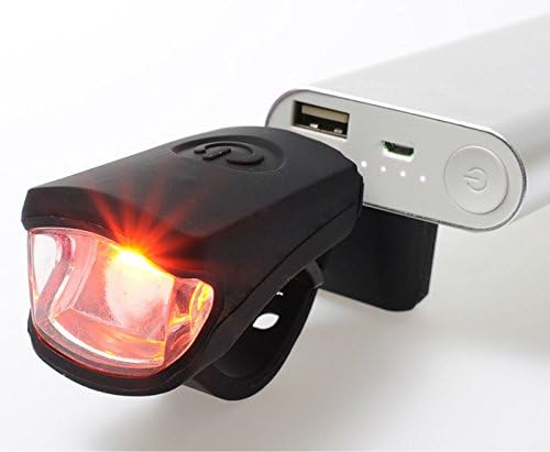 MKOOL USB Rechargeable bicycle Headlight, Water Resistant,Black