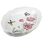 Lenox Butterfly Meadow Fine Porcelain Oval Baker