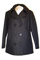 US Made Navy Ladies Pea Coat - Medium