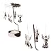 Silver Spinning Angels Tea Light Holder inc T-light Candle