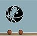 BASKETBALL GIRL (Girl in Ball) #1 ~ WALL DECAL, 22