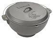 Bayou Classic 7419 11-Quart Cast-Iron Jambalaya Pot/Deep Fryer with Domed Lid