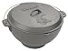 Bayou Classic 7419 11-Quart Cast-Iron Jambalaya Pot/Deep Fryer with Domed Lid