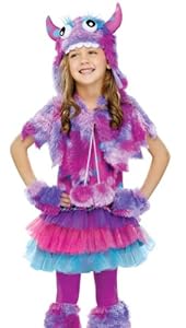 Girls Polka Dot Monster (Medium (8-10))
