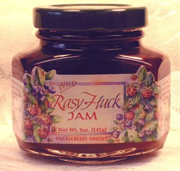 Wild Rasy-Huck Jam, 5oz by Huckleberry Haven, Inc.