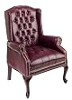 Traditional Queen Ann Style Chair By Office Star Furniture