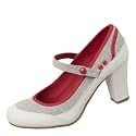 Pumps von City Walk Textil in grau rot