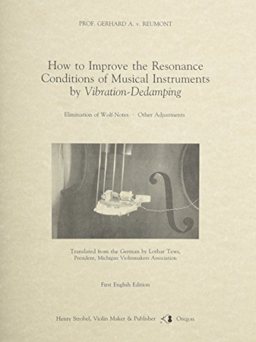 How to Improve the Resonance Conditions of Musical Instruments by Vibration Dedamping