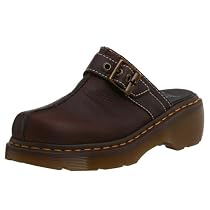 Dr. Martens Women's Club Clog,Dark Brown,4 UK (US Women's 6 M)
