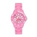 Ice Watch - CS.PK.S.P.10 - Classic Solid - Montre Femme - Quartz Analogique - Cadran Rose - Bracelet Plastique Rose - Petit Mod�le