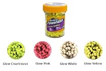 Berkley PowerBait Chroma-Glow Crappie Nibbles Color: Glow Chartreuse (CNGC)
