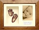 from Anika-Baby Baby Casting Kit with 11.5x8.5 Rustic Pine Frame / Bronze Metallic Paint (Model 100.CRM3.B)