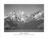 Ansel Adams (Snow Covered Mountains, Tetons) Art Poster Print - 16 X 20