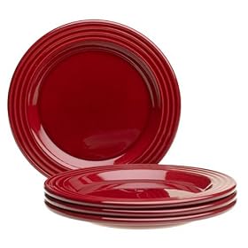 Emile Henry Le Potier 8-Inch Salad/Dessert Plates, Set of 4