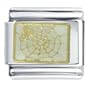 White Spider Web Spring Italian Charms