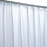 Frosty Clear Vinyl Shower Curtain Liner