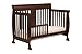 DaVinci Porter 4-in-1 Convertible Crib with Toddler Bed Conversion Kit in Espresso, Greenguard Gold Certified