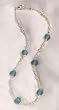 Recycled Glass and Hilltribe Silver Necklace