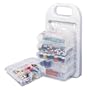 Akro-Mils 08426 CW4PK Craft Organizer Caddy with Six Removable Storage Organizers