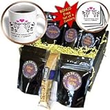 IMAGE OF Janna Salak Designs Love - True Love Comes Along Once in a Lifetime - Cute Happy Cows Design - Coffee Gift Baskets - Coffee Gift Basket